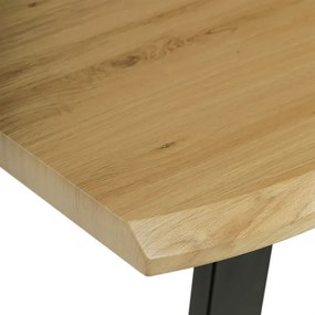 Étkezőasztal 160×90 cm, MDF, Vad Tölgy. HT-F4216 OAK