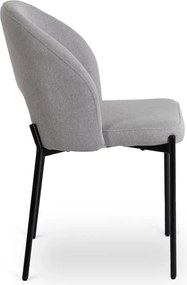 Krzesło BROS Szare/Czarne