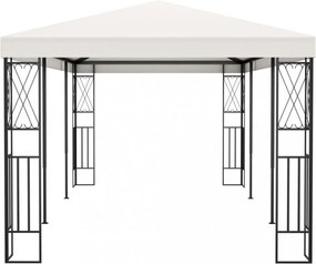 krémszínű szövetpavilon 3 x 6 m
