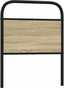 vidaXL csere fejtámla sonoma tölgy 80 cm acél és műfa
