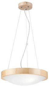 Lamkur Csillár zsinóron NATURAL SLIM 2xE27/60W/230V ø 37 cm fenyő LA41568