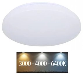 V-Tac LED Mennyezeti lámpa LED/18W/230V 31cm 3000K/4000K/6400K tejüveg VT0489