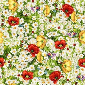 10 cm-es Abrosz Daisy gobelin margaréta Különböző Minták virágokkal