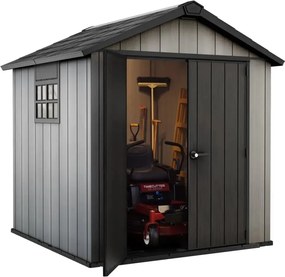 Műanyag kerti házikó Szerszámtároló 223x229cm Abiko