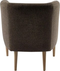 Fotel, barna/bükk, ALIEN