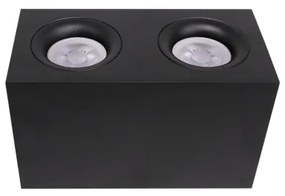 Maytoni C013CL-02B - Spotlámpa SLIM 2xGU10/50W/230V fekete