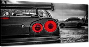 Vászonkép 60x30 Sportos Nissan Gtr Lámpák