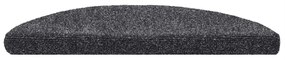 5 db sötétszürke tűlyukasztott öntapadó lépcsőszőnyeg 56x17x3cm