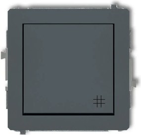Kereszt Váltókapcsoló, Grafit Matt, 28DWP-6 Deco Karlik
