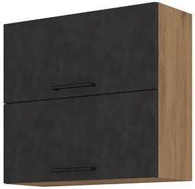 Felső konyhaszekrény Virion 80 WH 2G F (lancelot tölgy + matera). 1032581