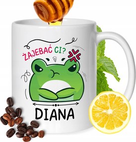 Bögre Diana Barátnő Feleség Ajándék Nyomtatott Fehér 330ml