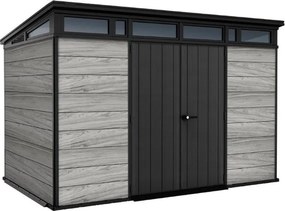 Kerti ház Keter PENT Signature 11x7 Storm Grey, padlóval