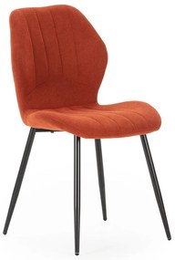 Téglavörös étkezőszék szett 4 db-os Milu – Marckeric