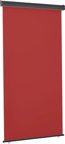 vidaXL piros oldalsó terasznapellenző 125 x 250 cm