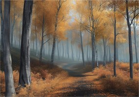 3D Fotótapéta Erdő Fák Természet Hálószoba Nappali Tapéta Flizelina 150x105