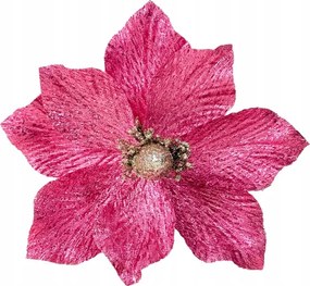 Rózsaszín Magnólia Karácsonyfára Fuksziaszínű magnólia karácsonyfadíszek Virágok Ünnepi díszek