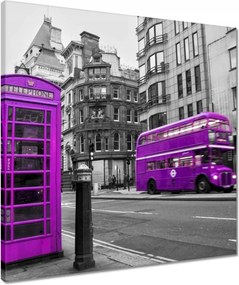 Vászonkép 50x50 London busz