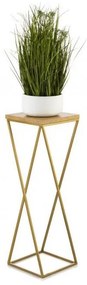 LOFT virágtartó állvány 70x24 cm aranybarna