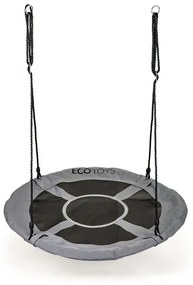 EcoToys Gólyafészek kerti hinta 100 cm - szürke