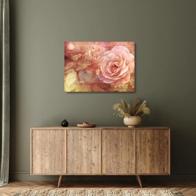 Rózsák képe (üvegen) (70x50 cm)