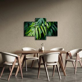 Kép - trópusi levelek (90x60 cm)