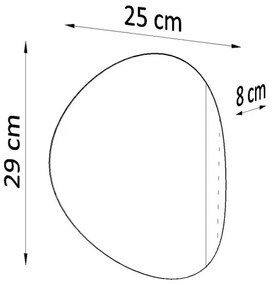 Sollux SL.0935 - Fali lámpa SENSES 2xG9/40W/230V fekete