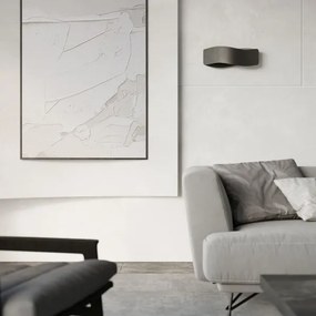 Sollux SL.1019 - Fali lámpa TILA 1xG9/40W/230V 30 cm fekete