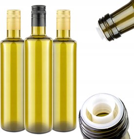 10x Dorica Olívaolaj palack 500ml olajhoz Adagolóval