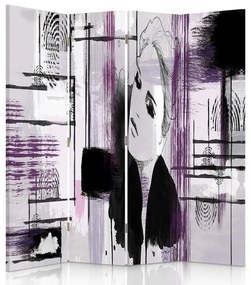 Gario Paraván Titokzatos absztrakt no Méret: 145 x 170 cm, Kivitelezés: Forgó paraván 360°