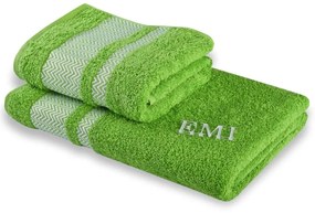 EMI Ates zöld pamut törölköző szett 2db
