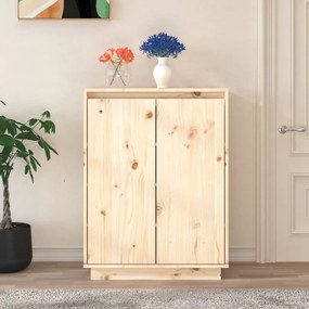 tömör fenyőfa cipőszekrény 60 x 35 x 80 cm