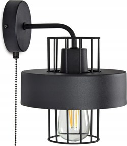 Fali lámpa Fekete Fehér kapcsolóval