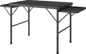 Outsunny Összecsukható Kempingasztal Alumíniumból, 137x62x67 cm, Összecsukható Oldallal és Állítható Magassággal | Aosom
