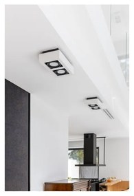 Fehér mennyezeti lámpa fém búrával 34x18,5 cm Loid – GTV