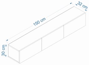 West White TV-állvány