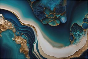 Divatos Flizelin Tapéta Fali Furnér Színes absztrakt 104x70 Ragasztó