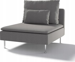 Dekoria Söderhamn 1 személyes Ikea tok, szürke