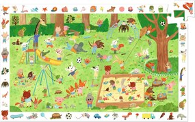 Megfigyeltető puzzle - Kisbarátok a kertben, 35 db-os - Little friends' garden