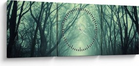 Kép - út a fasorban (órával) (90x30 cm)