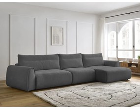 Szürke sarokkanapé Aden – Bobochic Paris