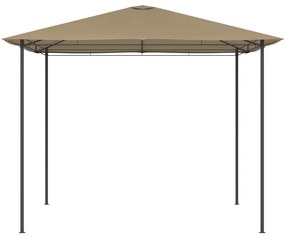 Tópszínű pavilon 3 x 3 x 2,6 m 160 g/m²