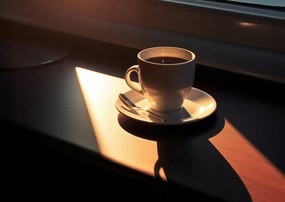 Poszter 29,7x21cm Kávé a reggelben