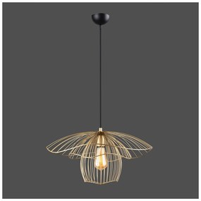 Root aranyszínű függőlámpa, magasság 123 cm - Squid Lighting
