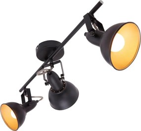 Spotlámpa 3xE14/40W/230V fekete