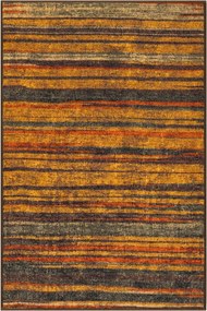 Csúszásgátló Szőnyeg Hurok Nappaliba Színes Csíkos Fusion 80x200 cm