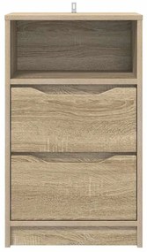 vidaXL Éjjeliszekrények 2 pcs Sonoma tölgy 40 x 30 x 467 cm Faanyag