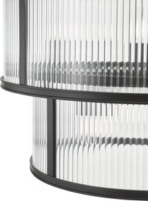 Dar Lighting glamour modern függeszték bianka matt fekete darbia0622