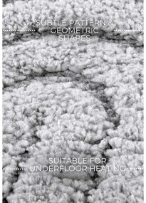 Világosszürke kerek szőnyeg ø 160 cm Panglao New York Light Grey – Elle Decoration