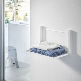 Matt fehér fali acél fürdőszobai polc Tower – YAMAZAKI