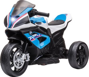 HOMCOM Gyerek Elektromos Motorkerékpár 6V Elektromos Jármű Elektromos Háromkerekű Motor 3 Zenei Móddal 2.5km/h Gyermekeknek 18 Hónapos Kortól PP Fém K